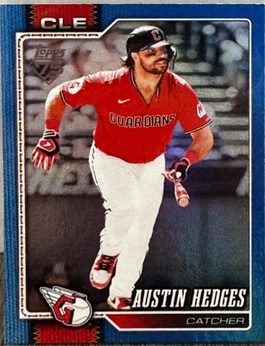 Austin Hedges [Blue Rainbow Foil] #545