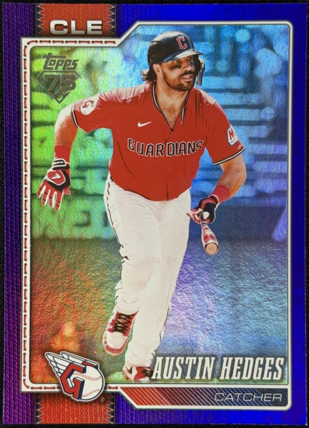 Austin Hedges [Purple Rainbow Foil] #545