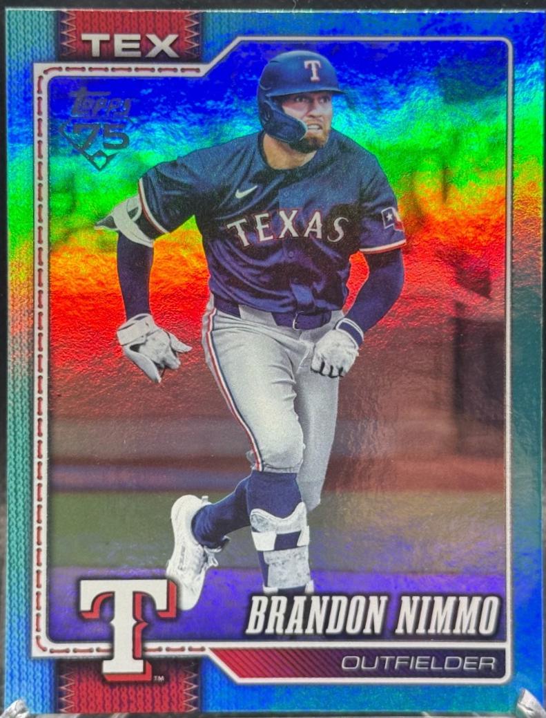 Brandon Nimmo [Aqua Rainbow Foil] #470
