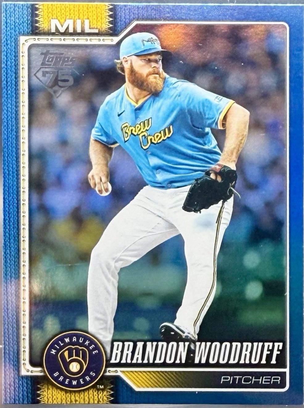 Brandon Woodruff [Holo Foil Blue] #518