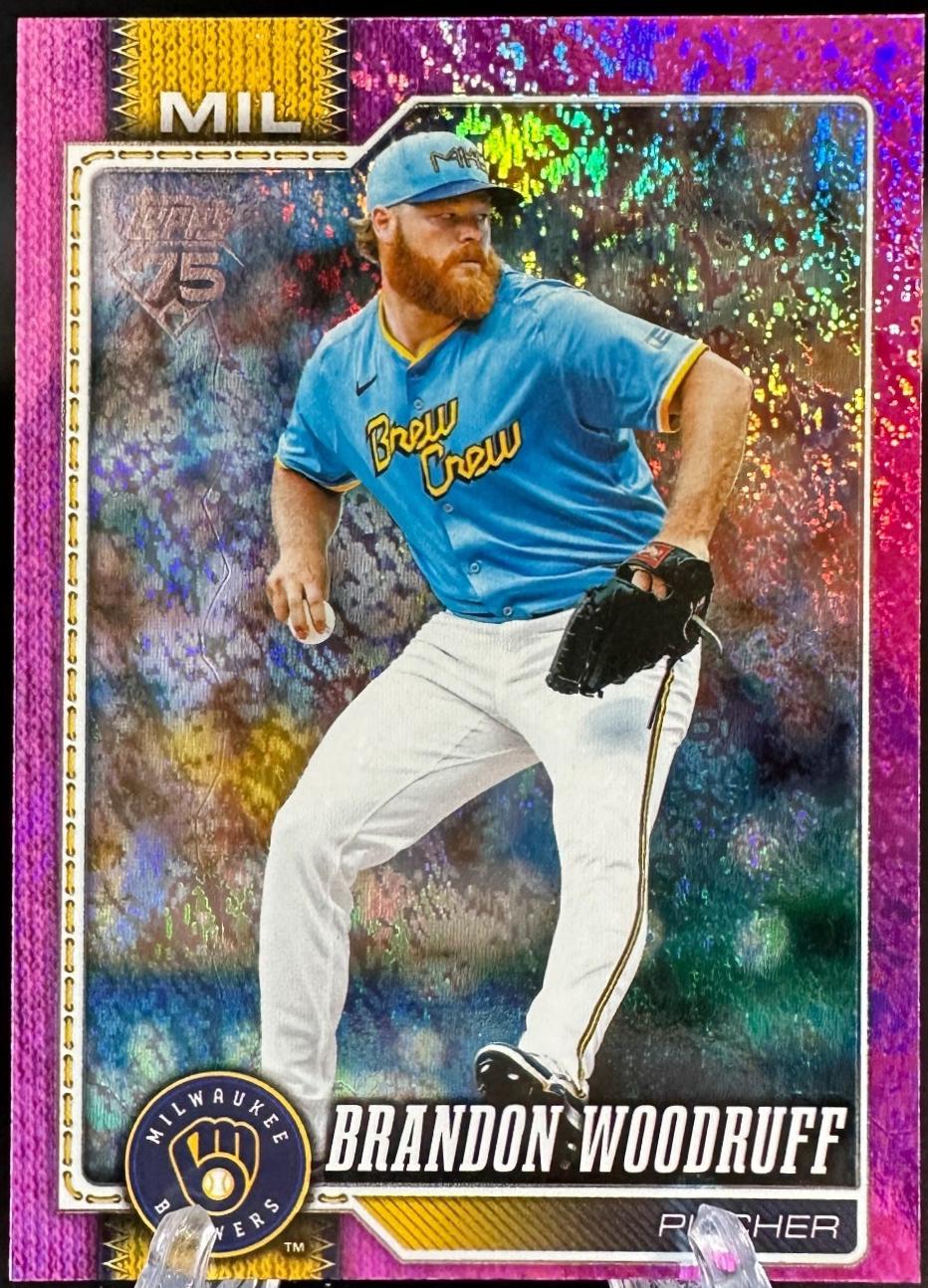 Brandon Woodruff [Holo Foil Pink] #518