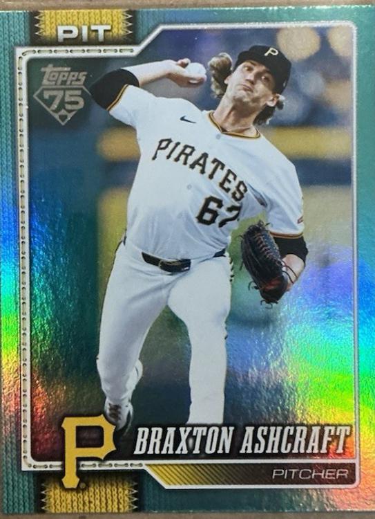Braxton Ashcraft [Aqua Rainbow Foil] #589