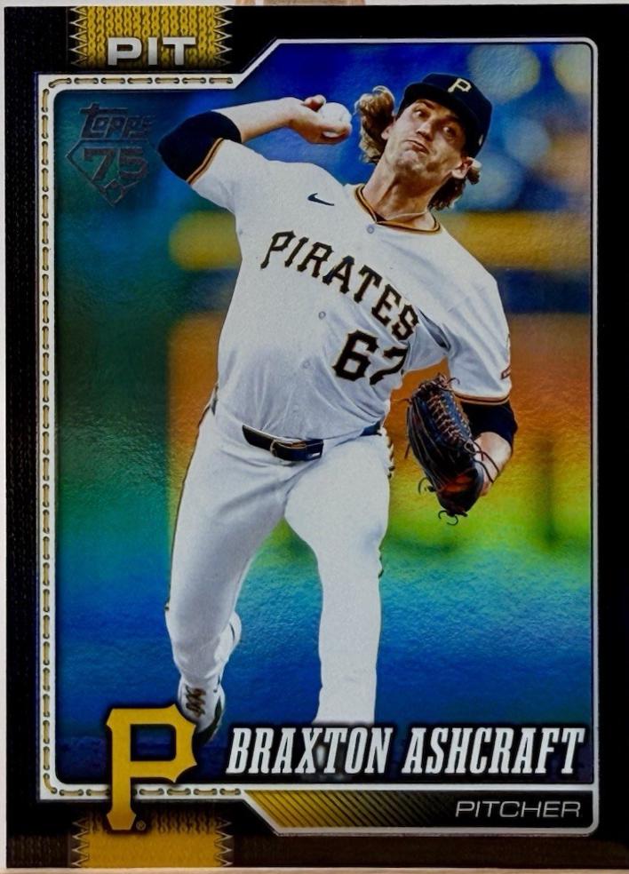 Braxton Ashcraft [Black Rainbow Foil] #589