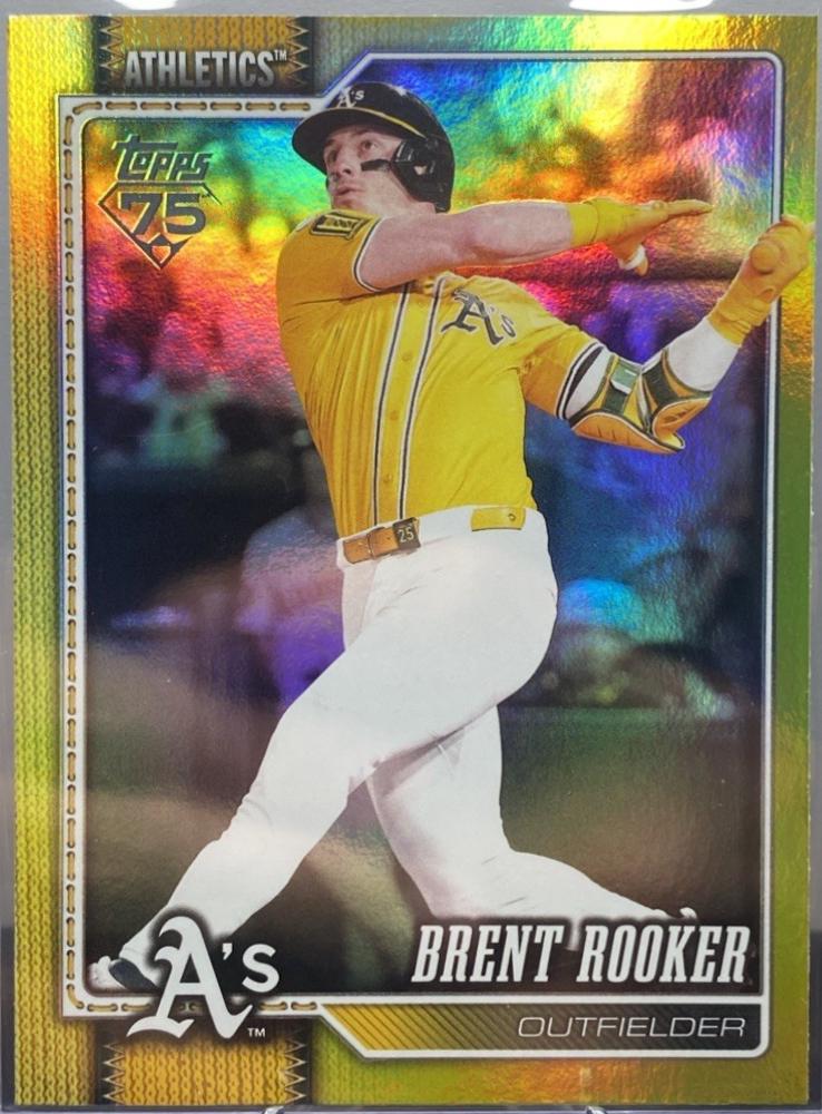 Brent Rooker [Yellow Rainbow Foil] #371