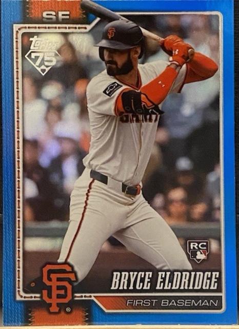 Bryce Eldridge [Blue Rainbow Foil] #406