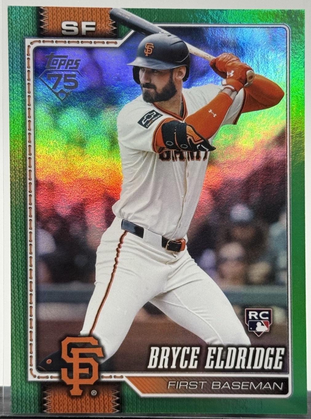 Bryce Eldridge [Green Rainbow Foil] #406
