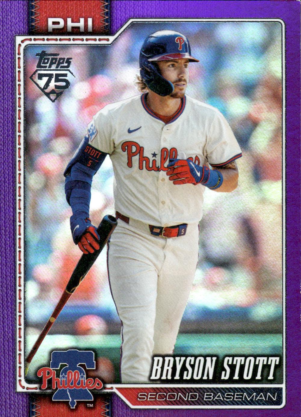 Bryson Stott [Purple Rainbow Foil] #562