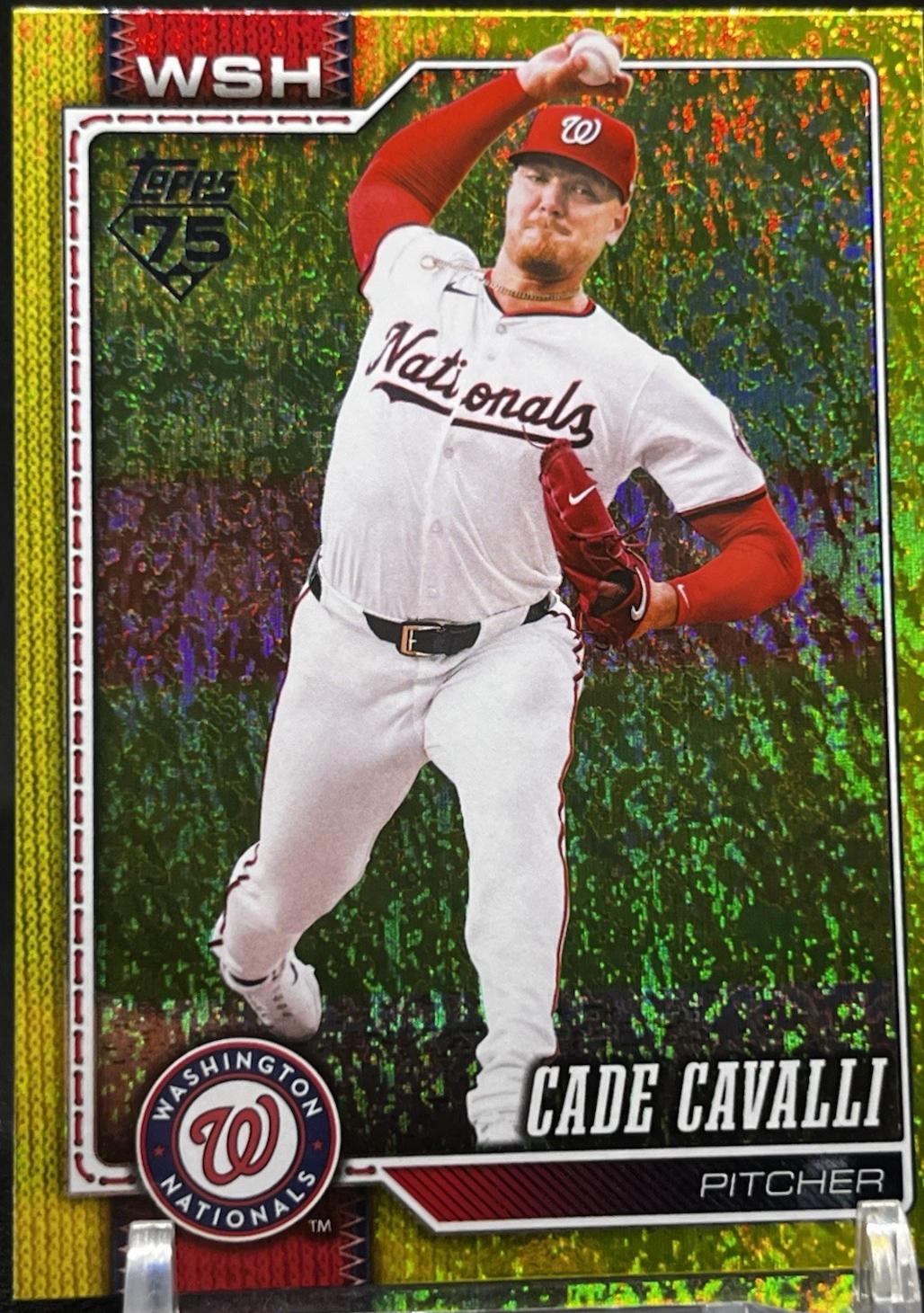 Cade Cavalli [Yellow Rainbow Foil] #418