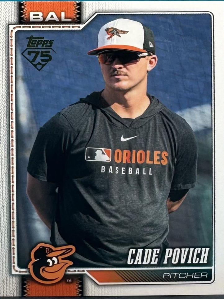 Cade Povich [Golden Mirror Variation] #555