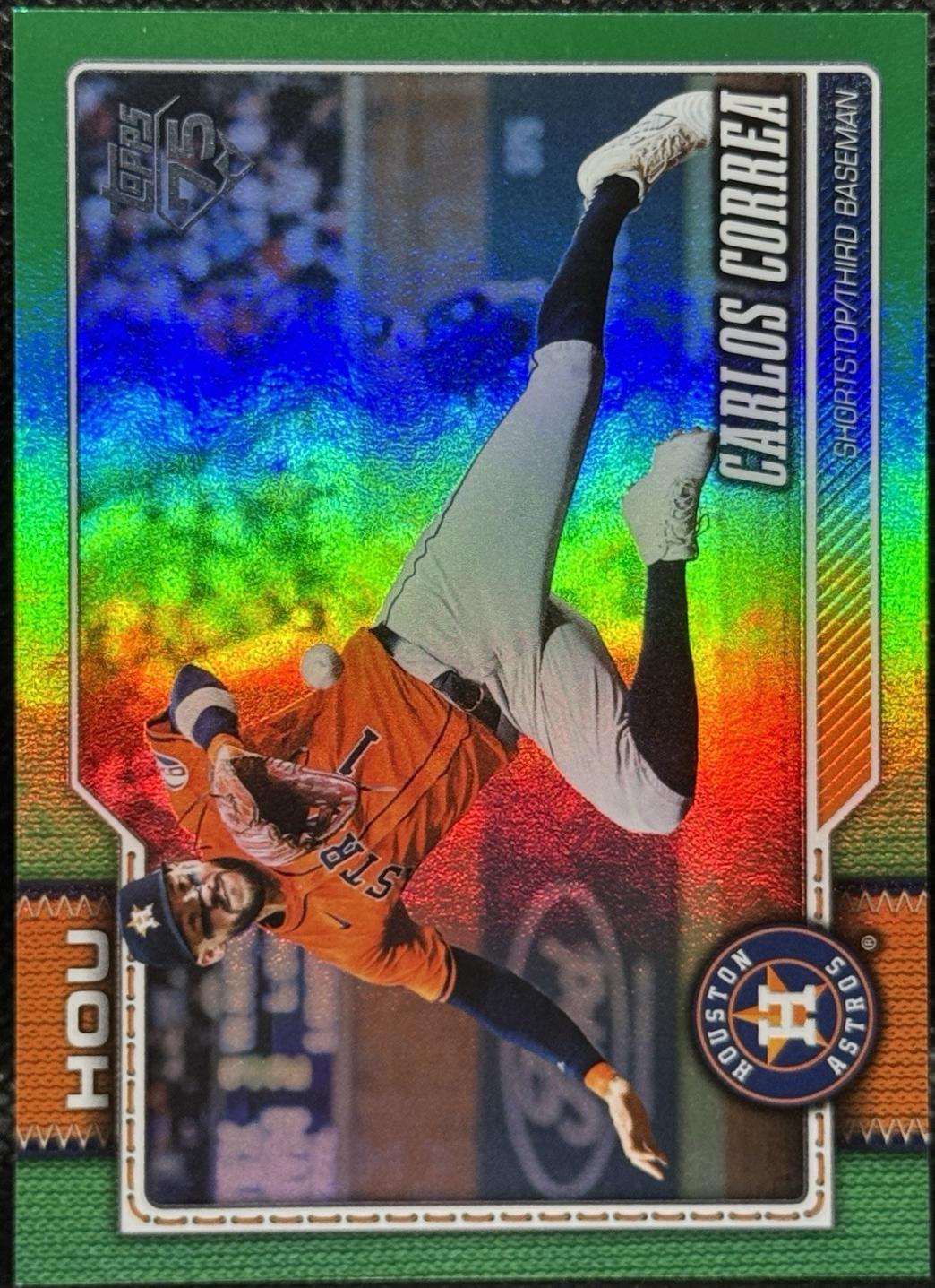 Carlos Correa [Green Rainbow Foil] #680