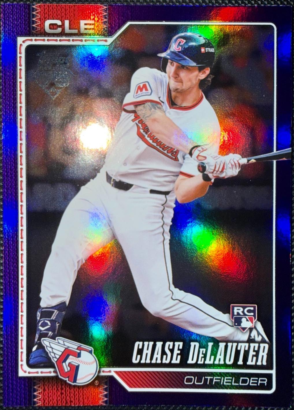 Chase DeLauter [Purple Rainbow Foil] #458