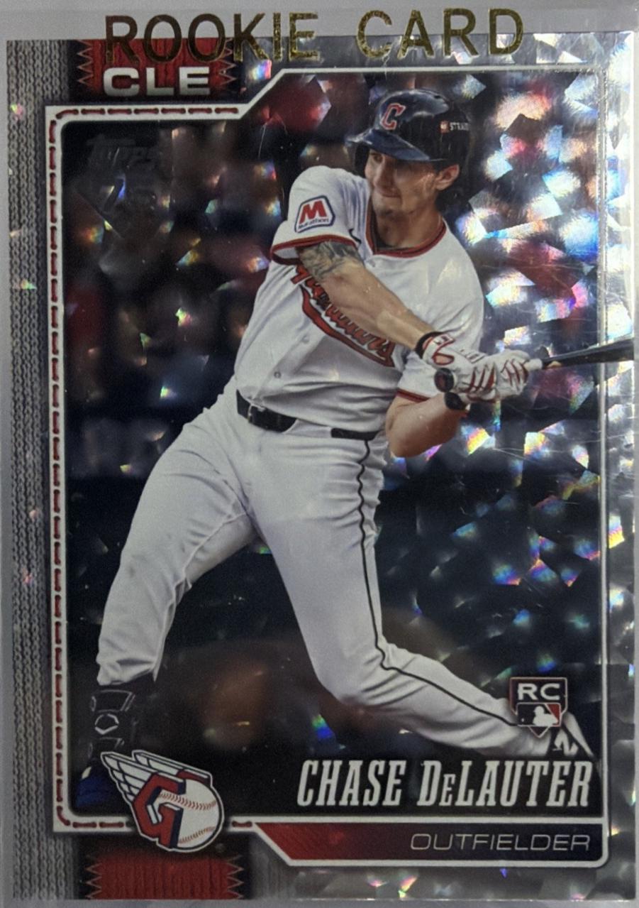 Chase DeLauter [Silver Crackle Foil] #458