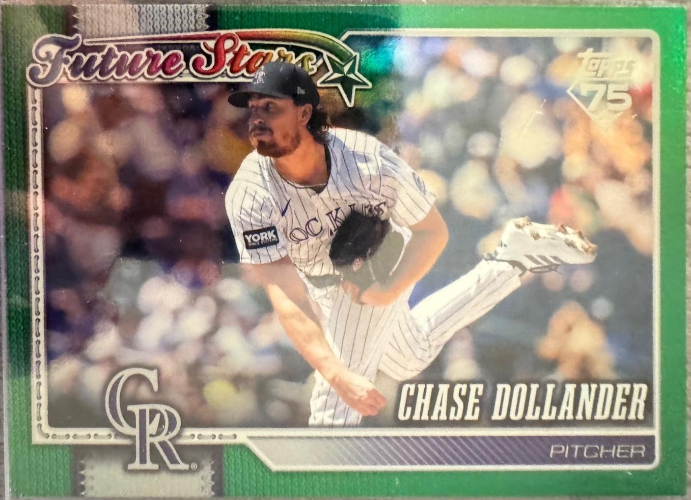Chase Dollander [Green Diamante Foil] #453