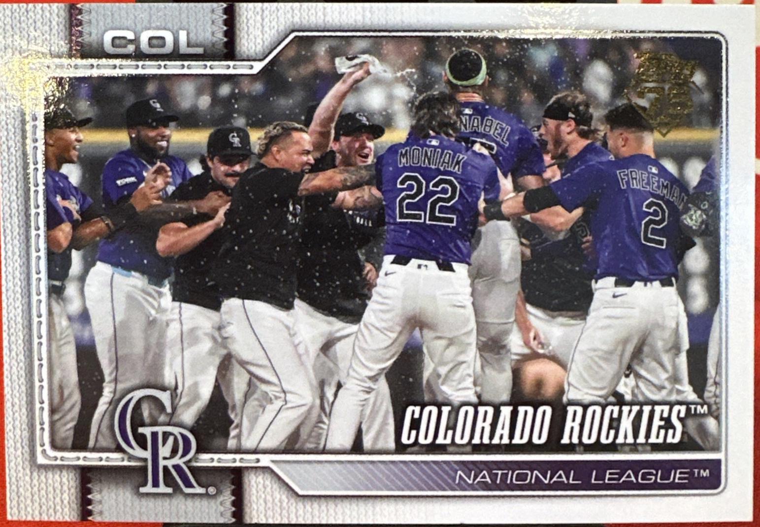 Colorado Rockies [Golden Mirror Variation] #508