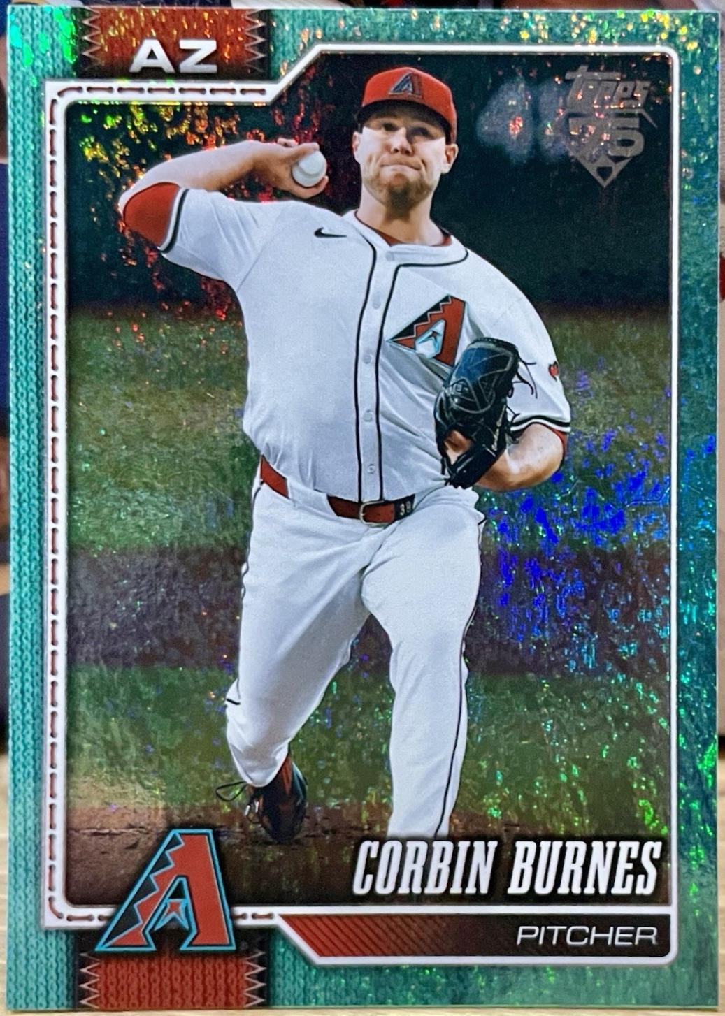Corbin Burnes [Holo Foil Aqua] #630