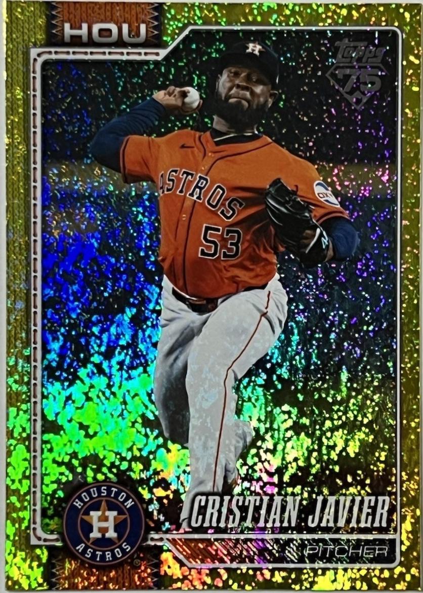 Cristian Javier [Yellow Rainbow Foil] #599