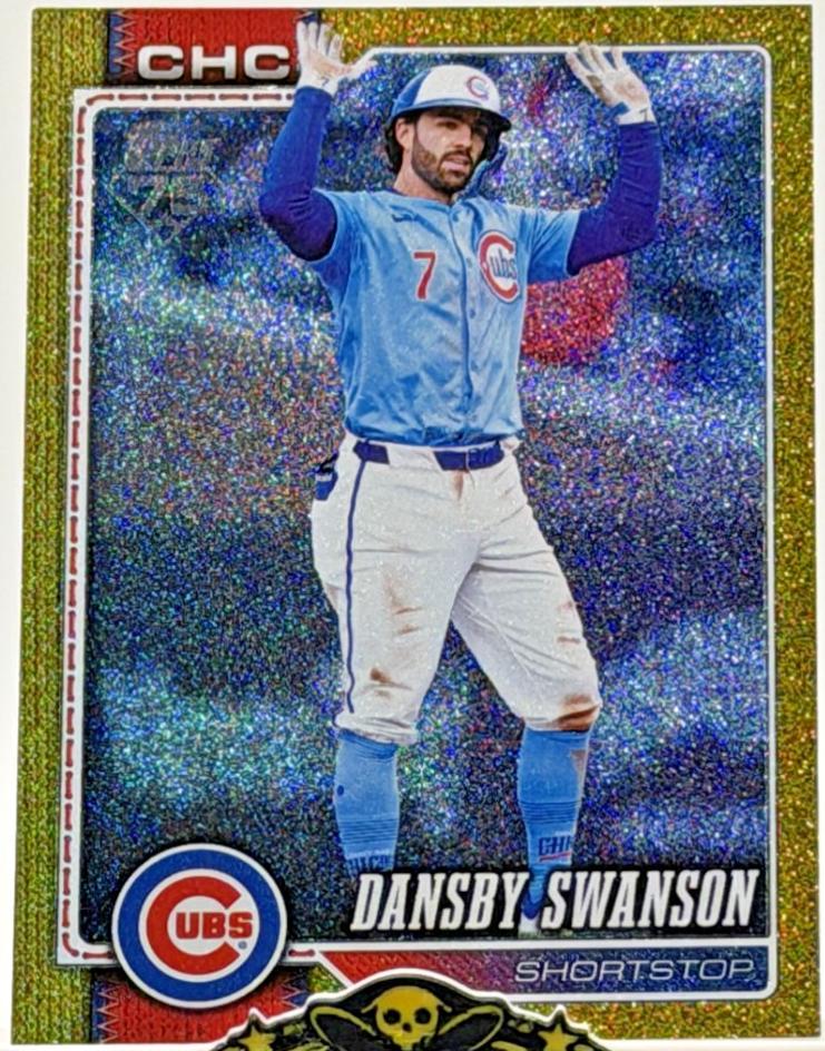 Dansby Swanson [Gold Diamante Foil] #550