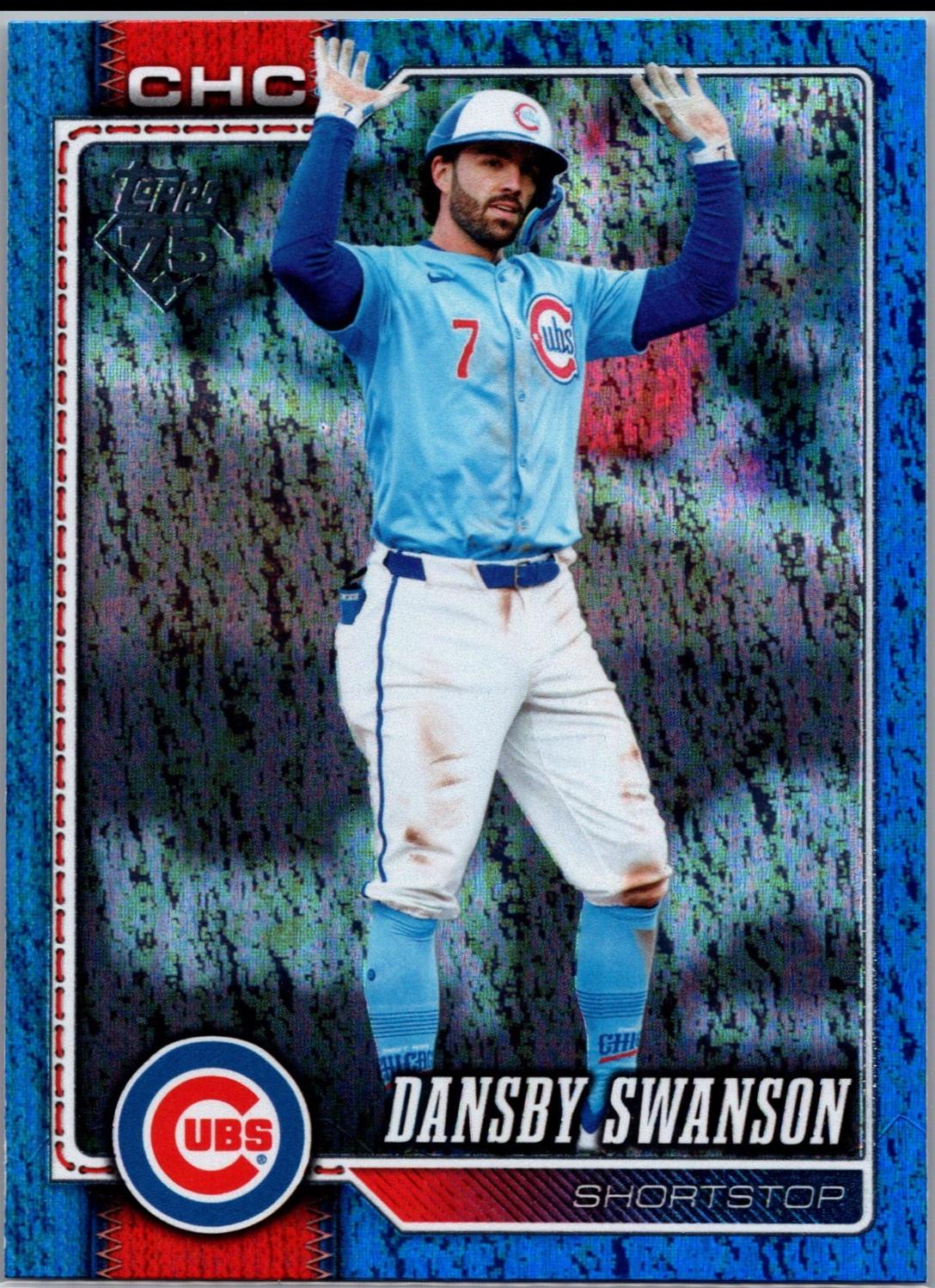 Dansby Swanson [Holo Foil Blue] #550