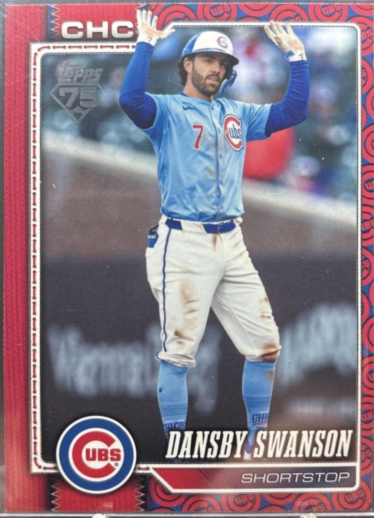 Dansby Swanson [Team Color Border Variation] #550
