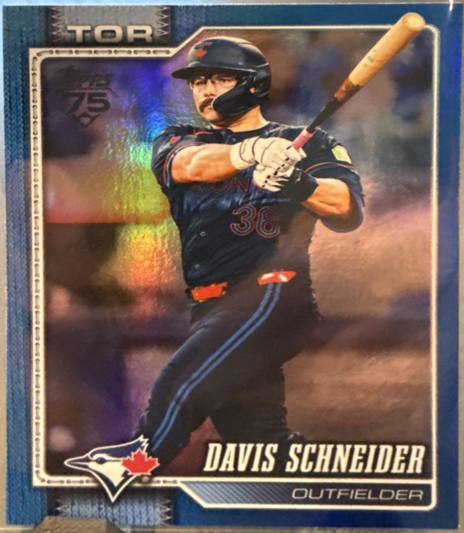 Davis Schneider [Blue Rainbow Foil] #361