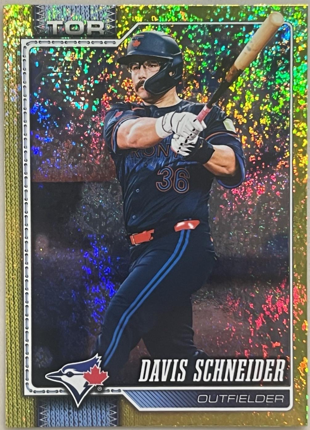 Davis Schneider [Yellow Rainbow Foil] #361