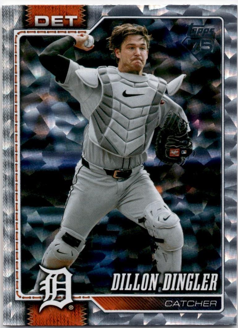 Dillon Dingler [Silver Crackle Foil] #351