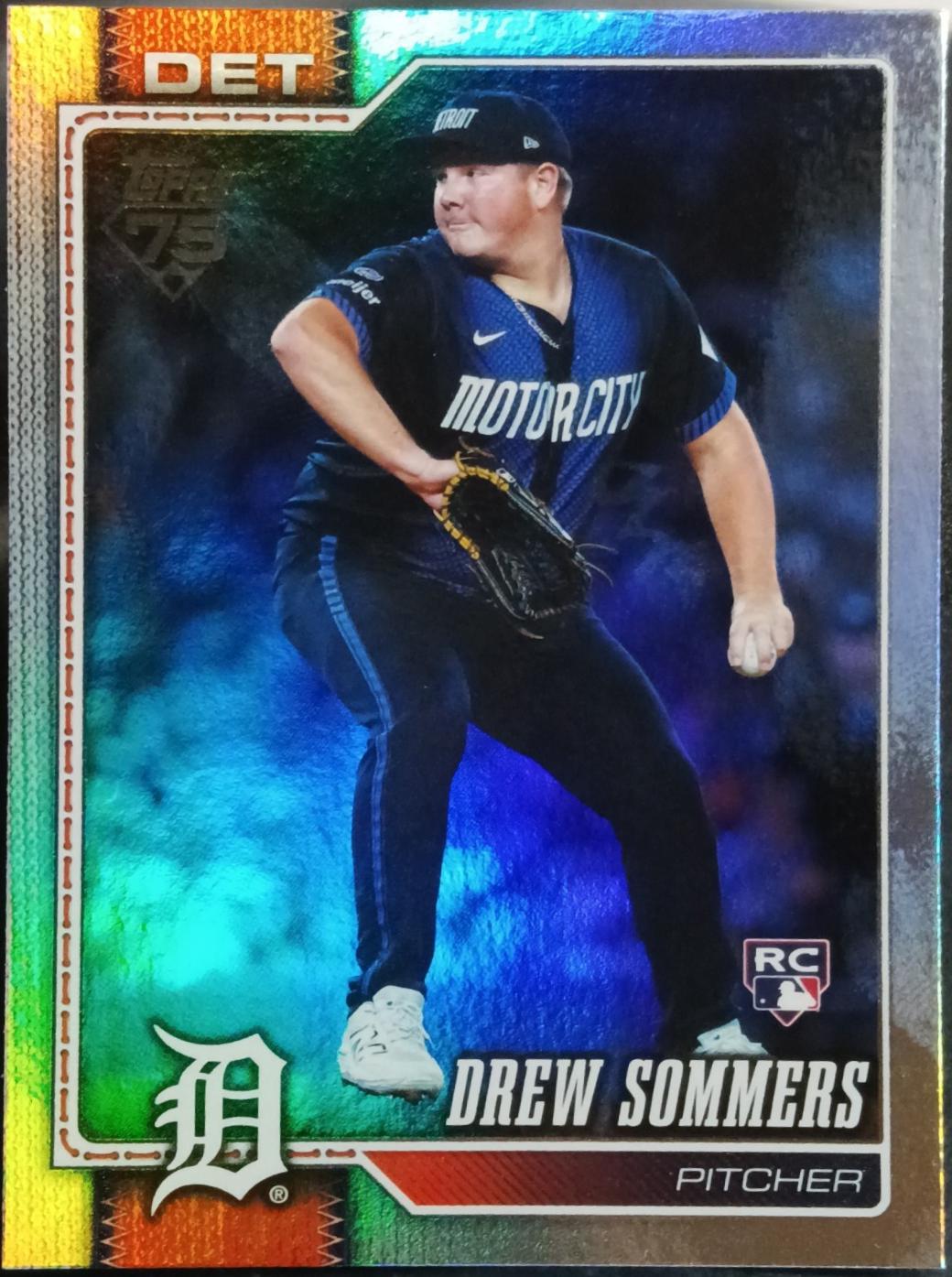 Drew Sommers [Rainbow Foil] #387