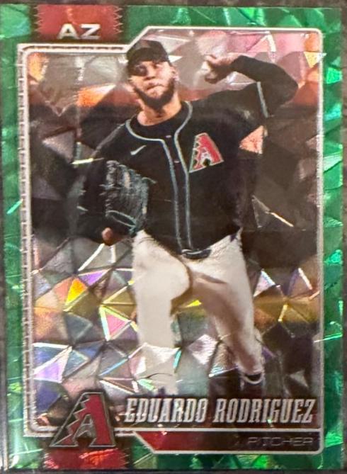 Eduardo Rodriguez [Green Diamante Foil] #417