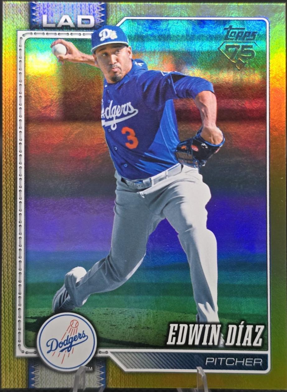 Edwin Diaz [Gold Diamante Foil] #506
