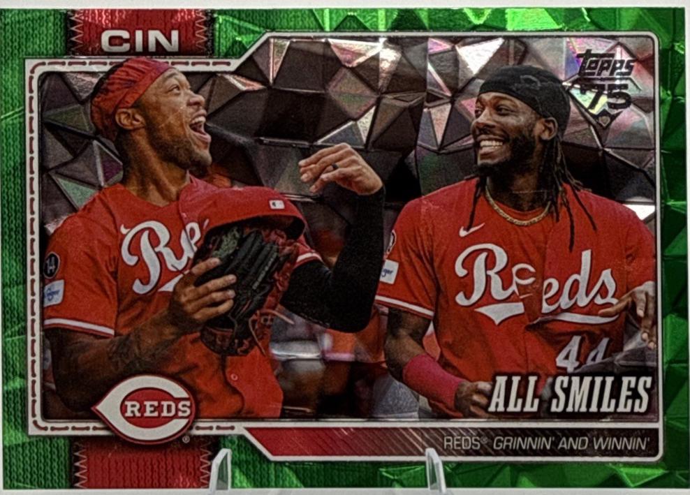 Elly De La Cruz [Green Diamante Foil] #553