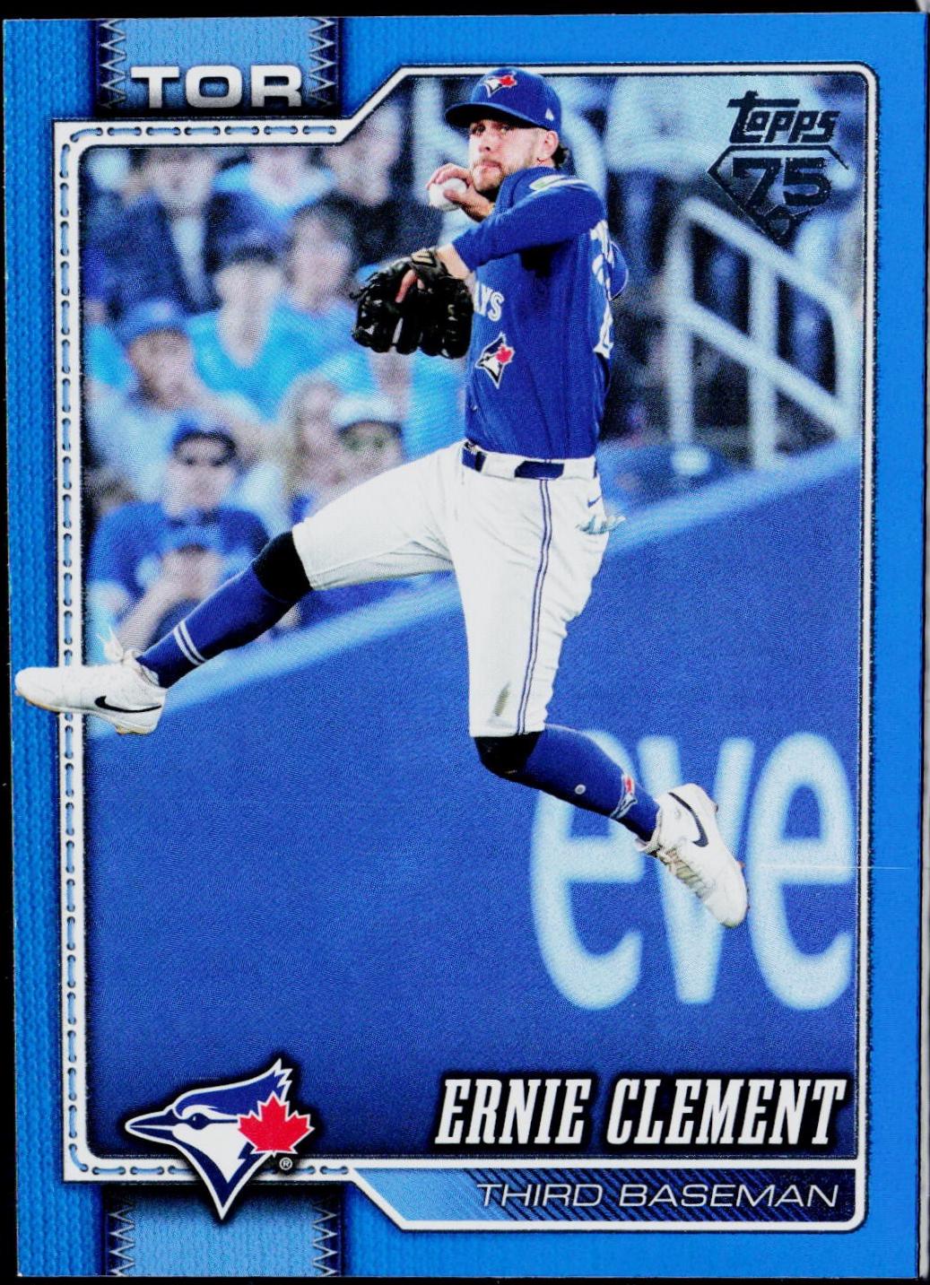 Ernie Clement [Blue Rainbow Foil] #505