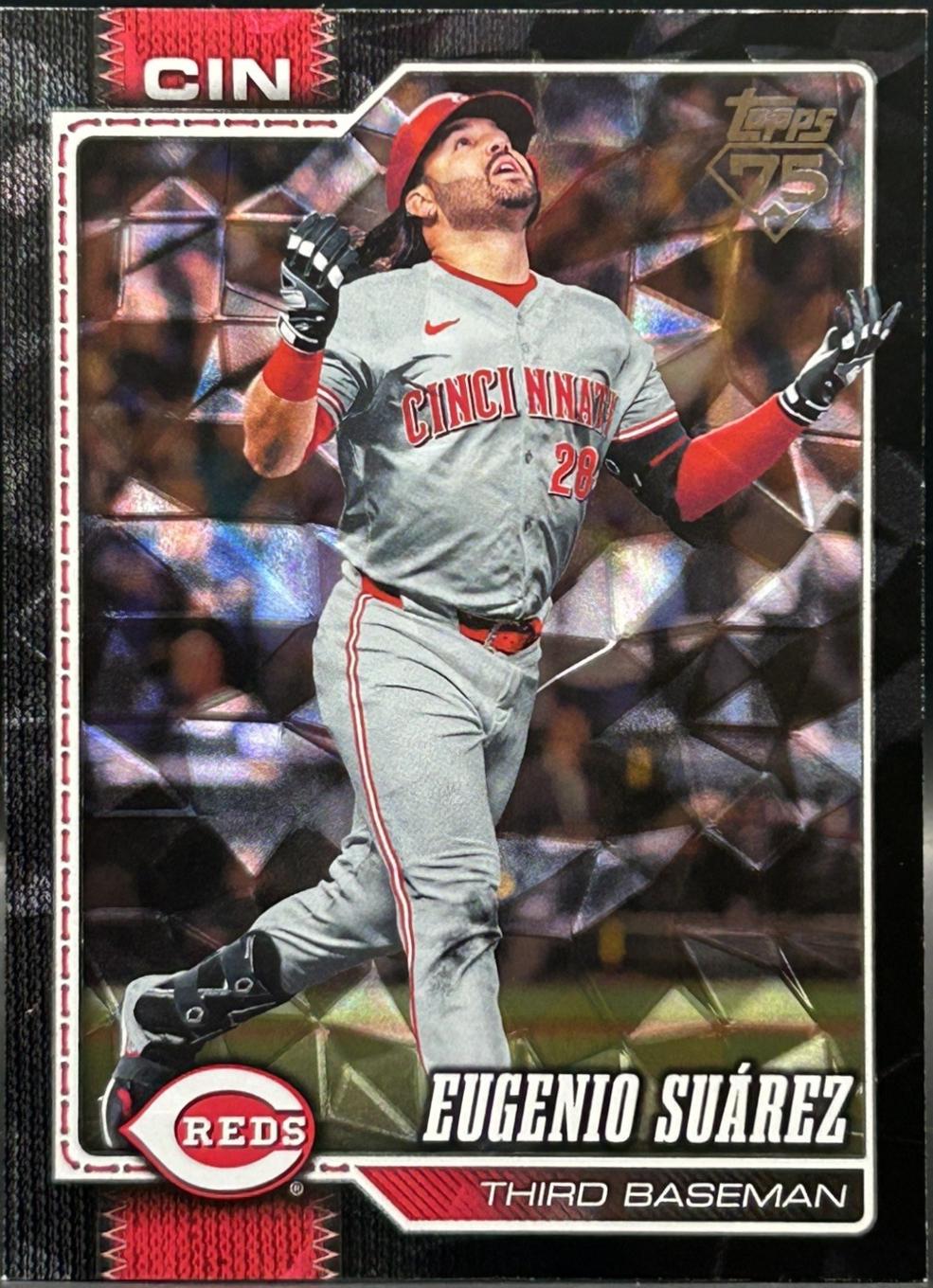 Eugenio Suarez [Black Diamante Foil] #446