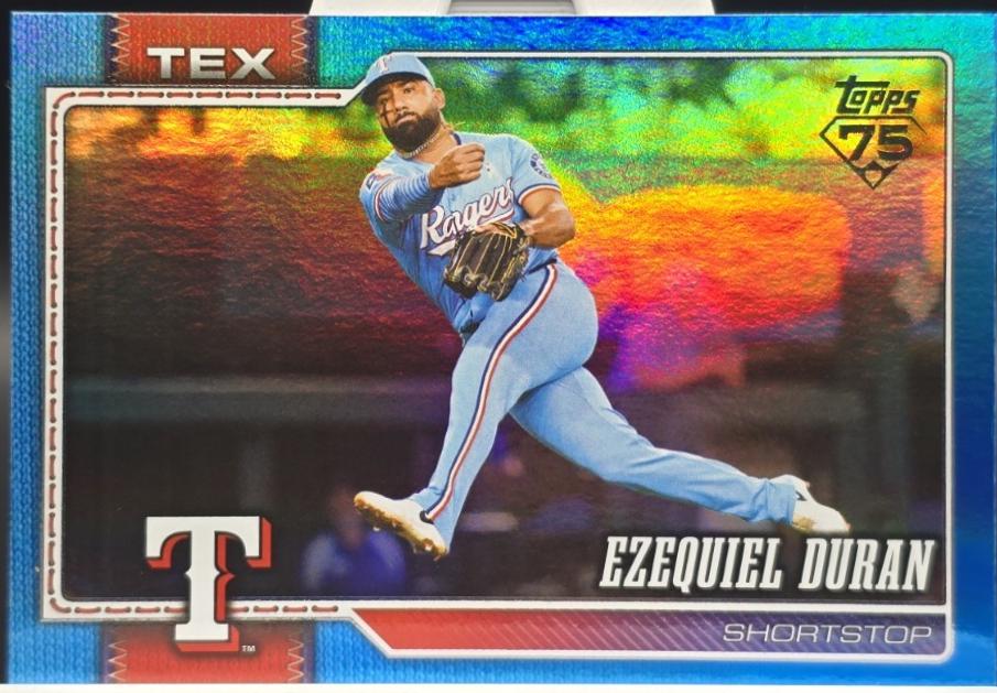 Ezequiel Duran [Blue Rainbow Foil] #554