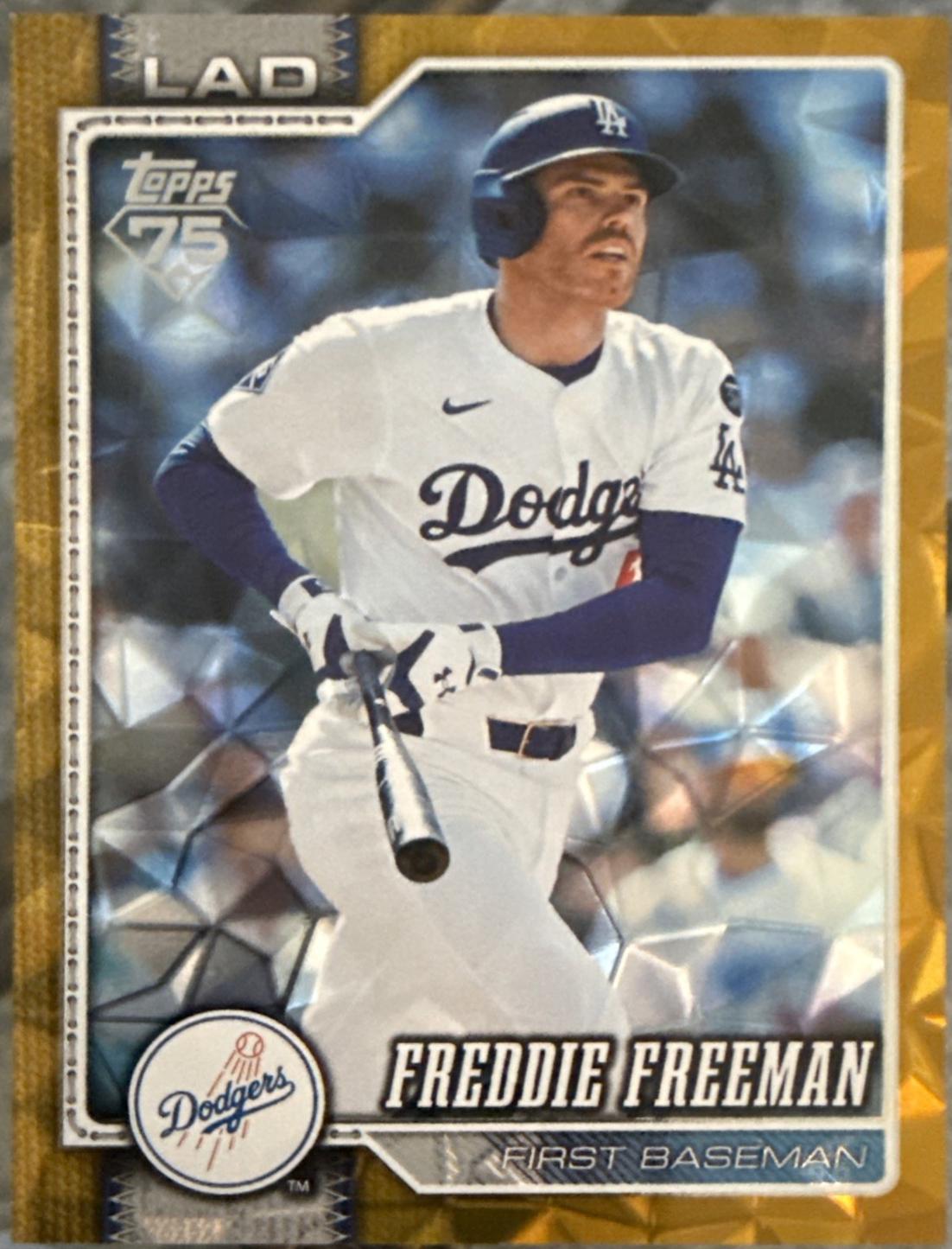Freddie Freeman [Gold Diamante Foil] #700