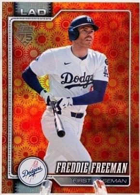 Freddie Freeman [Orange Diamante Foil] #700