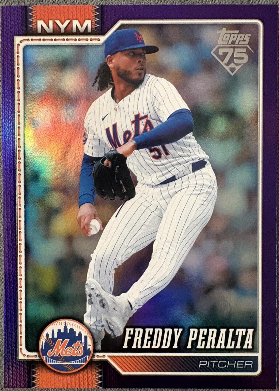 Freddy Peralta [Purple Rainbow Foil] #657