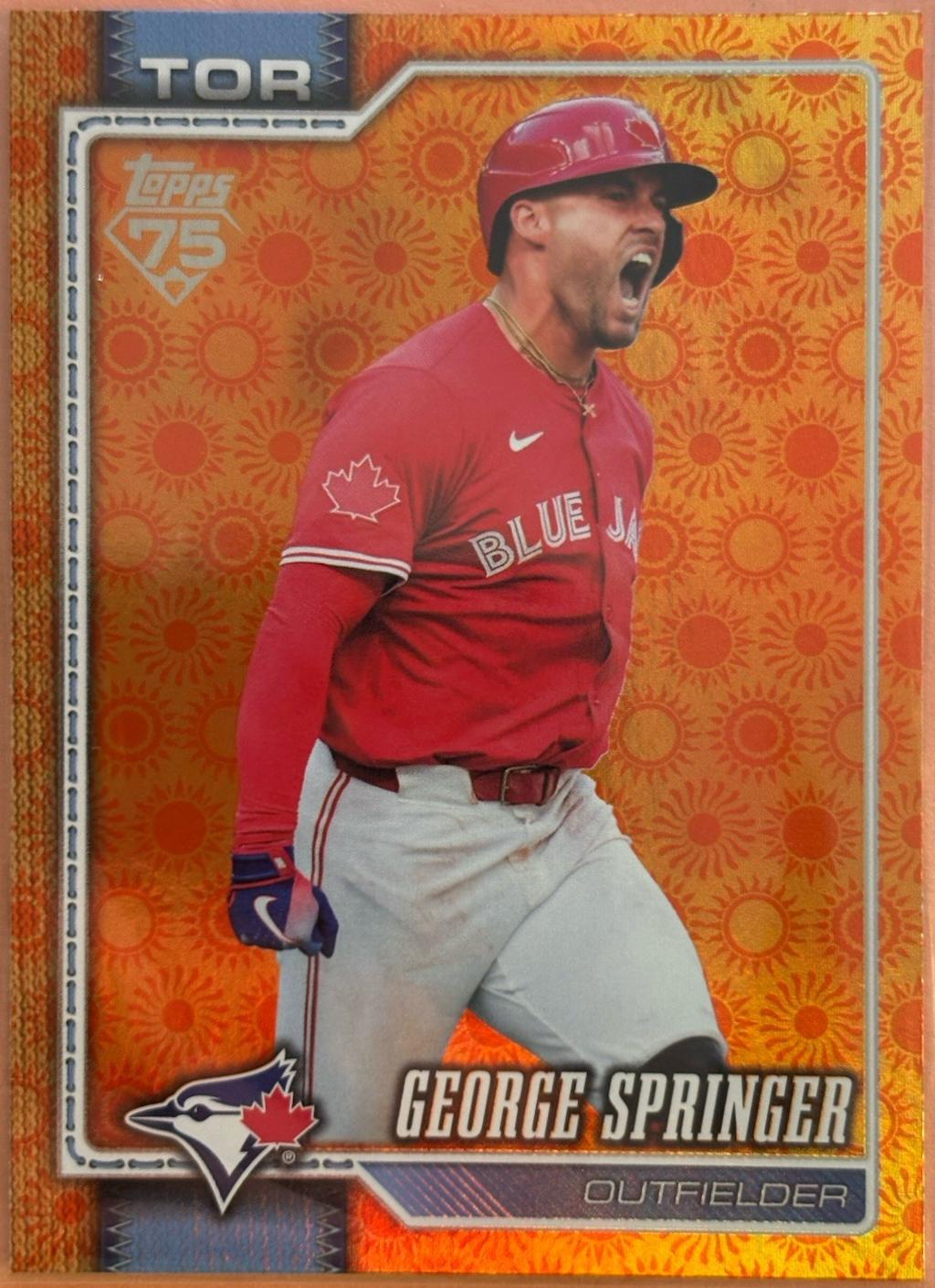 George Springer [Orange Diamante Foil] #455