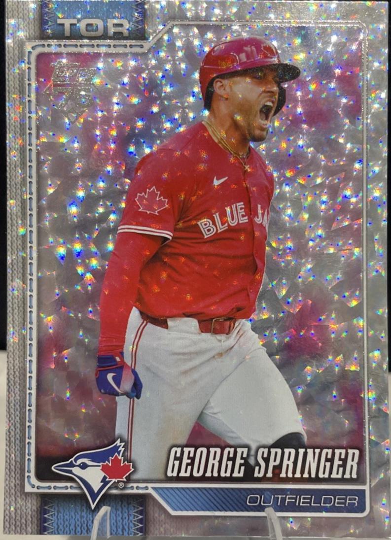 George Springer [Silver Crackle Foil] #455