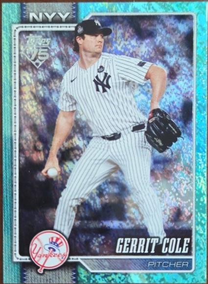 Gerrit Cole [Aqua Rainbow Foil] #450
