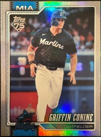 Griffin Conine [Silver Crackle Foil] #529
