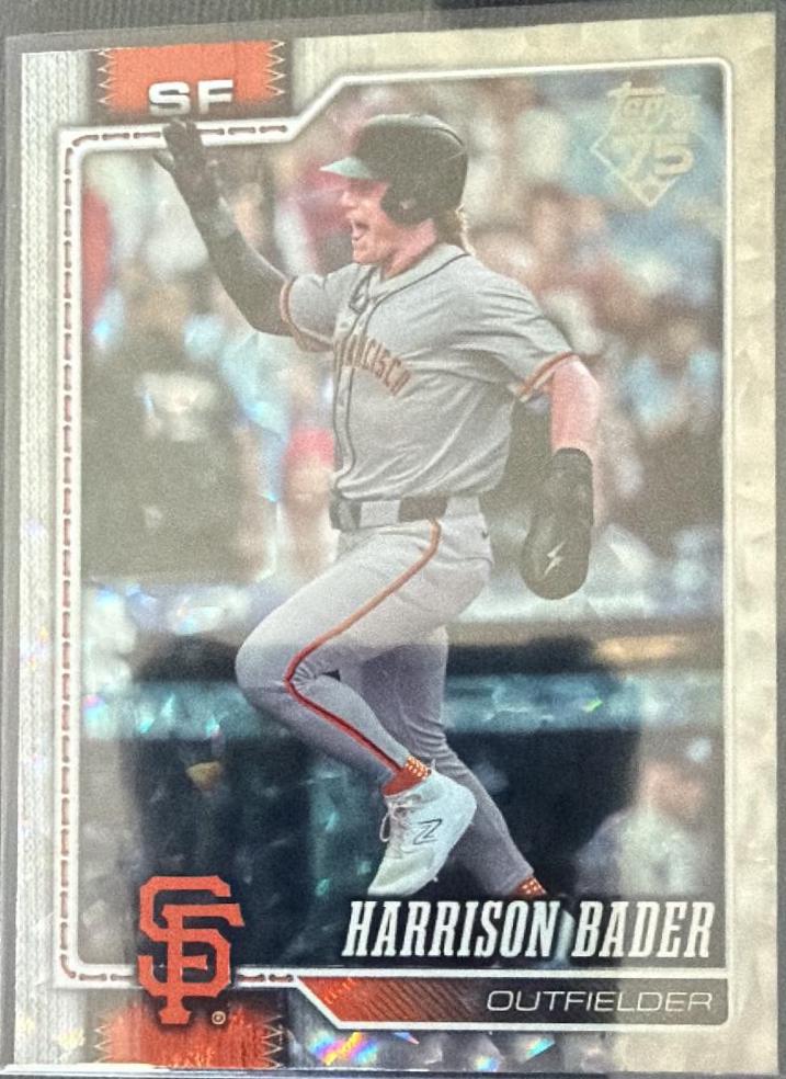 Harrison Bader [Silver Crackle Foil] #624