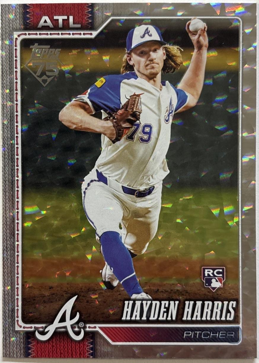 Hayden Harris [Silver Crackle Foil] #410