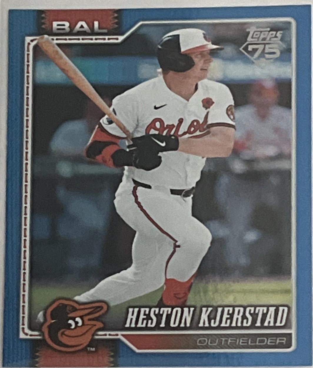 Heston Kjerstad [Blue Rainbow Foil] #523