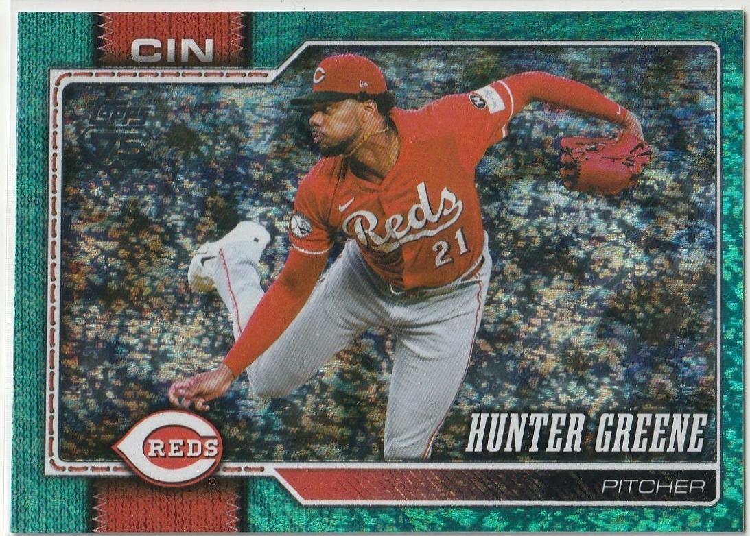 Hunter Greene [Holo Foil Aqua] #382