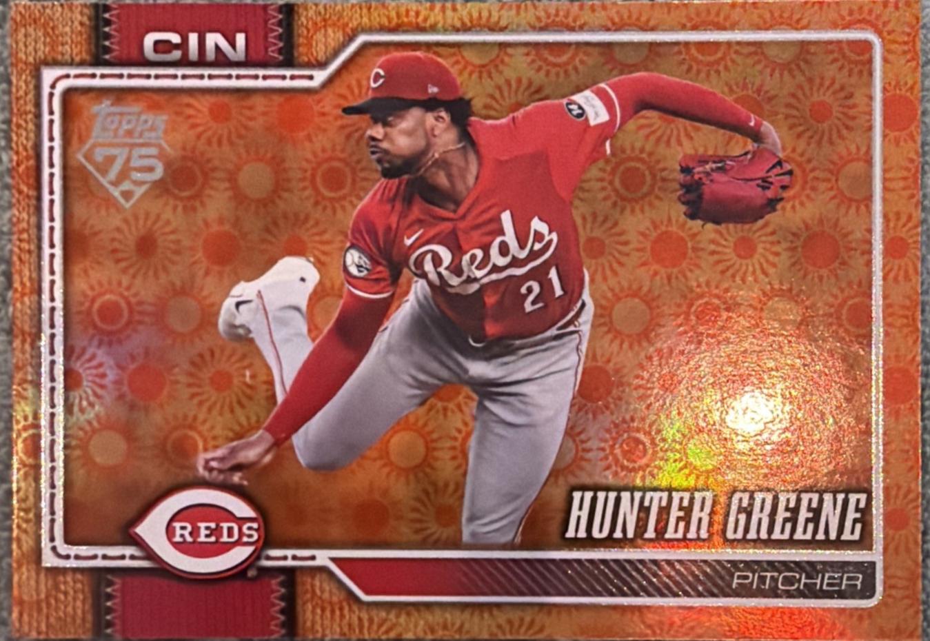 Hunter Greene [Holo Foil Orange] #382