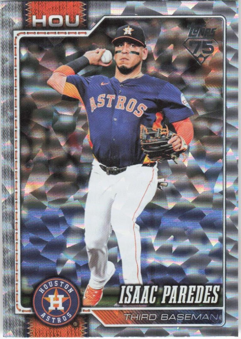 Isaac Paredes [Silver Crackle Foil] #366