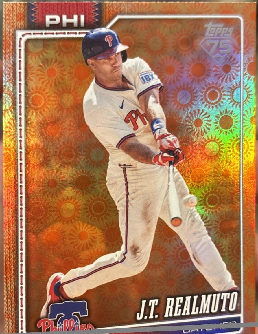 J.T. Realmuto [Orange Diamante Foil] #363