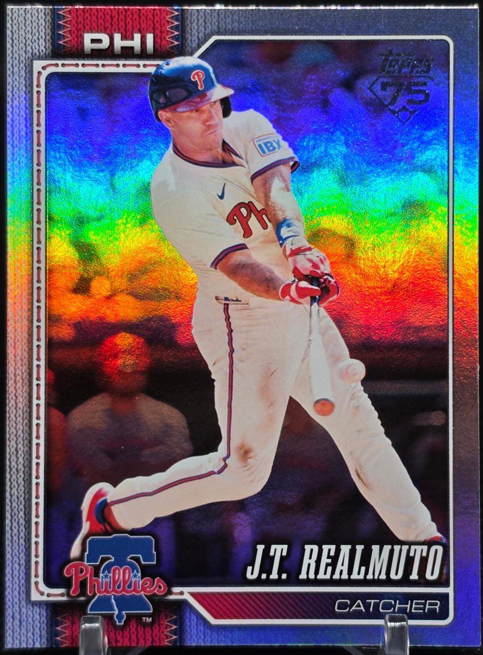 J.T. Realmuto [Rainbow Foil] #363