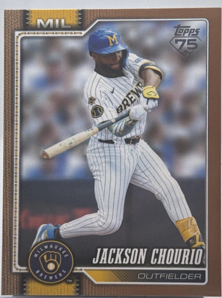 Jackson Chourio [Gold Diamante Foil] #448
