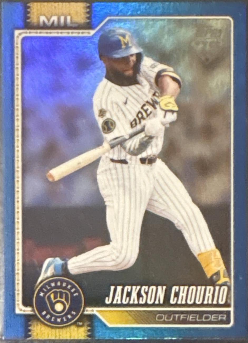 Jackson Chourio [Holo Foil Blue] #448
